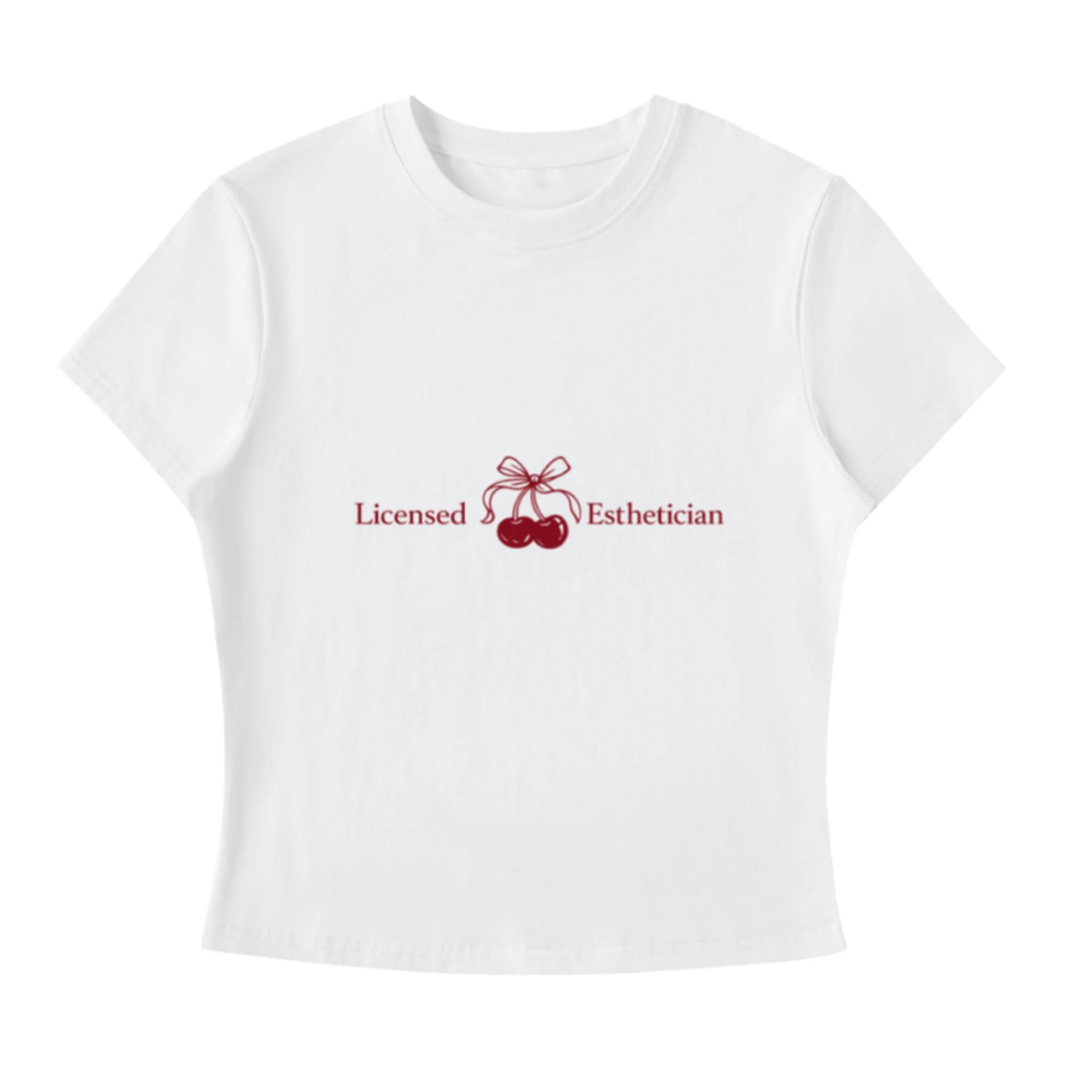 “Licensed Esthetician” Baby T - Shirt White