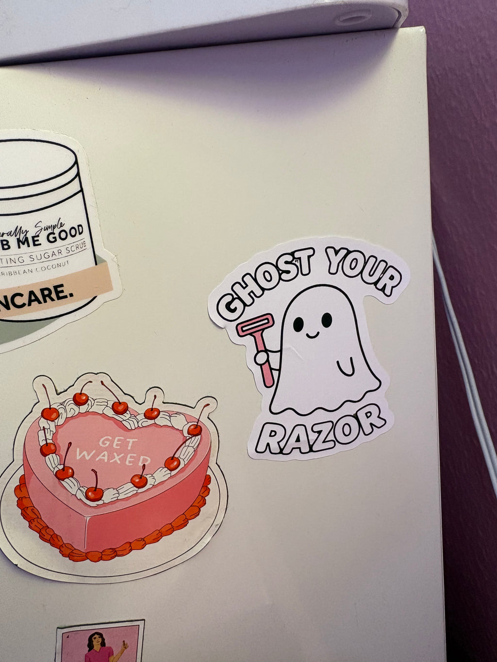 “Ghost Your Razor” Sticker